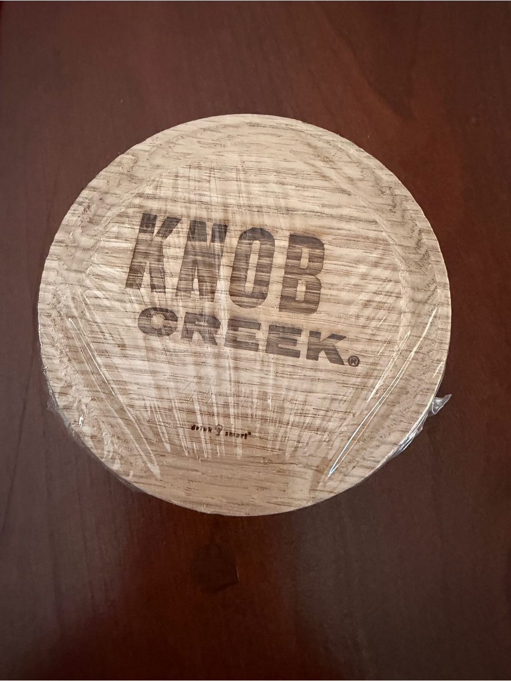 Knob Creek Oak coaster set